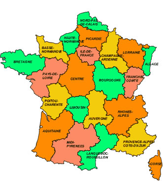 Regions of France